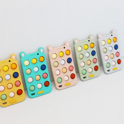 Silikon-Babyhandyform Teethers BPA freie für Komfort- und Entlastungsbaby teeths schmerzlich