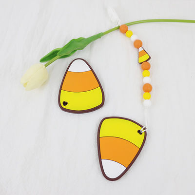 Weiches und flexibles Silikon Teether für 0-36 Monate keychains teether Silikon des Babys DIY für Halloween