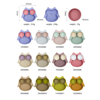 Mikrowellen-sichere Silikonplatten Baby Löffel BPA-frei ungiftig Weich für Babys