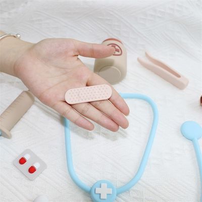 ODM Baby-Silicone-Spielzeug Umweltfreundlich MOQ 100 BPA-frei Kinder-Silicone-Arzt-Kit