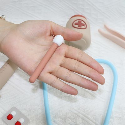 ODM Baby-Silicone-Spielzeug Umweltfreundlich MOQ 100 BPA-frei Kinder-Silicone-Arzt-Kit