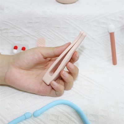 Zusammengestellte Babyspielzeuge aus Silikon Funktion Arzt Rollenspielzeug Kinder Krankenschwester Rollenspielzeug Sets