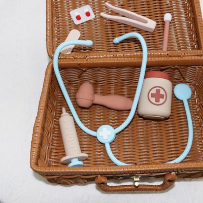 Personalisiertes Baby-Silicone-Medizinspielzeug als Bild perfekt für die sensorische Entwicklung