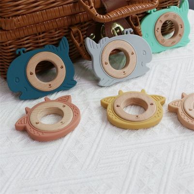 Silikon Baby-Zähne-Zähne-Spiel-Glattes Schaf Wal