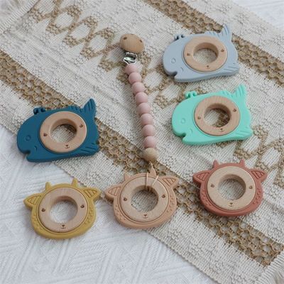 Silikon Baby-Zähne-Zähne-Spiel-Glattes Schaf Wal