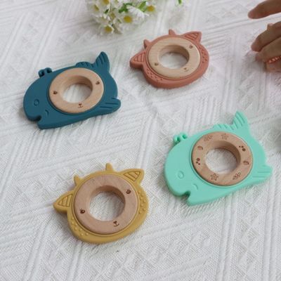 Silikon Baby-Zähne-Zähne-Spiel-Glattes Schaf Wal