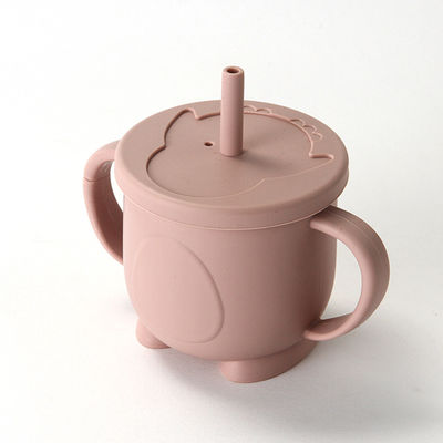 Silikon-Kinderbecher für Kinder mit Speisenqualität 12*7*10cm mit Anpassungsmöglichkeiten