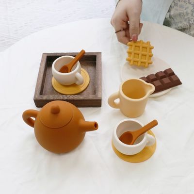 Paisen Fabrik Neue Ankunft 17 Stück 11 Stück Set Kinder Nachmittagstee Silikon Baby Spielzeug Teekanne Set