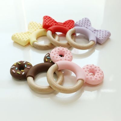 Flexible Silikon-Babytandersatz mit ungiftigem Material und niedlichen Tierdesigns Neugeborenes Baby-Dummy-Zähntenspielzeug