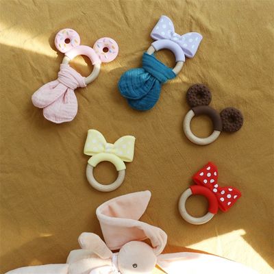 Flexible Silikon-Babytandersatz mit ungiftigem Material und niedlichen Tierdesigns Neugeborenes Baby-Dummy-Zähntenspielzeug