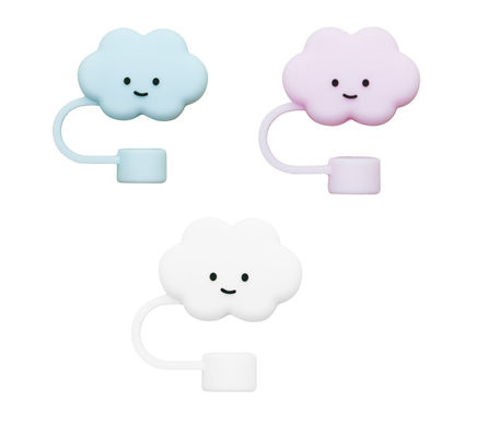 Großhandel FULL Silikon ungiftiges PVC frei von BPA frei von Silikon Stroh Topper Cloud Covers perfekt für 6-12mm Stroh