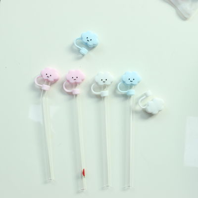 Großhandel FULL Silikon ungiftiges PVC frei von BPA frei von Silikon Stroh Topper Cloud Covers perfekt für 6-12mm Stroh
