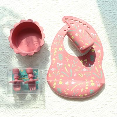 Silikon Baby Bib Wasserdicht und Flecken - Widerstandsfähig gegen Unordnung - Kostenlose Mahlzeit