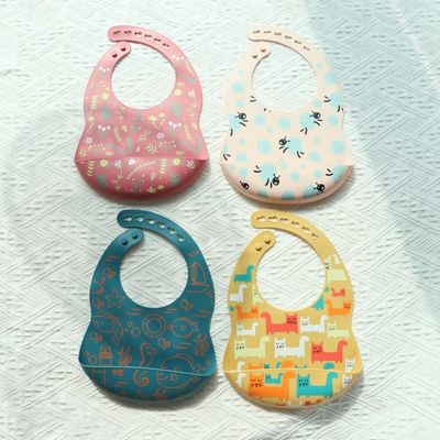 Silikon Baby Bib Wasserdicht und Flecken - Widerstandsfähig gegen Unordnung - Kostenlose Mahlzeit
