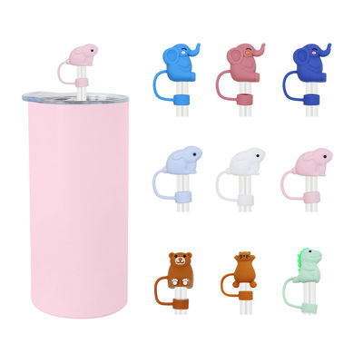 Voll Silikon Strohdeckel in 3D-Design für Stanley Cup Tumblers 6-12mm Stroh / Sippy