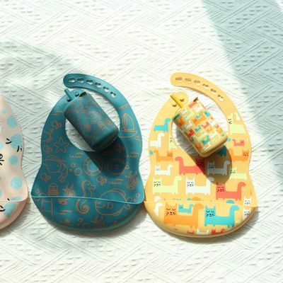 Kapazität 200 ml Trinkbecher Silikon Kinderbecher Stil Druck Tier niedlich Silikon Babytraining Becher mit Stroh