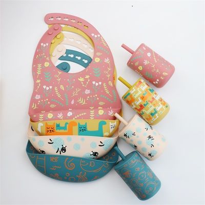 Kapazität 200 ml Silicone Sippy Cup mit Stroh