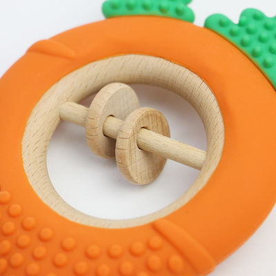 Karottenfabrik Baby Bpa Free Großhandel Silikon Baby Zahnspiele Bpa Free Baby Form Teether Perfekte Größe für kleine Hand