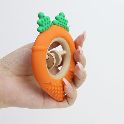 Karottenfabrik Baby Bpa Free Großhandel Silikon Baby Zahnspiele Bpa Free Baby Form Teether Perfekte Größe für kleine Hand