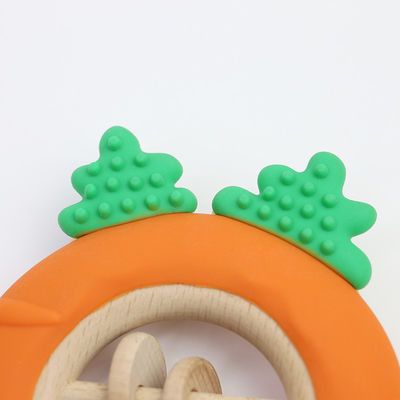 Karottenfabrik Baby Bpa Free Großhandel Silikon Baby Zahnspiele Bpa Free Baby Form Teether Perfekte Größe für kleine Hand