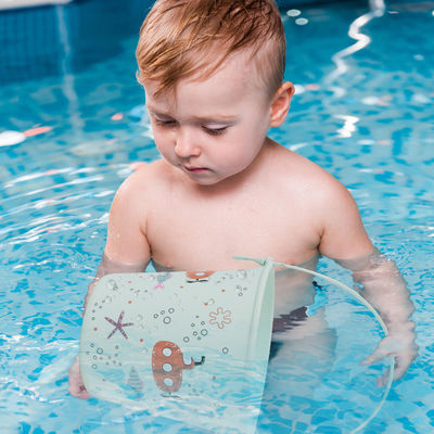 BSCI Fabrik Großhandel kundenspezifische EN71 getestet Wärmeübertragung Druck hellweißes Silikon Baby-Spielzeug Kit Sandstrand-Spielzeug für Kinder