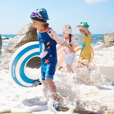 BSCI Fabrik Großhandel kundenspezifische EN71 getestet Wärmeübertragung Druck hellweißes Silikon Baby-Spielzeug Kit Sandstrand-Spielzeug für Kinder