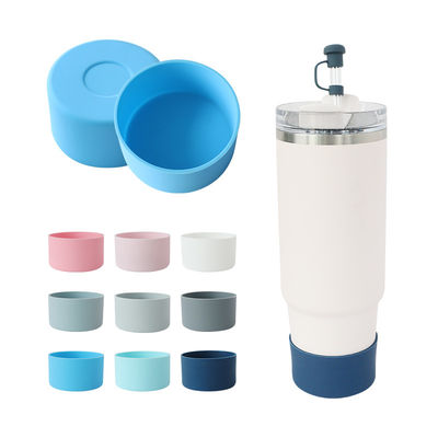 Silikon Bumper Flaschenhülle für Löscher 40 Unzen 7,5 cm Tumbler Boot Stanley Cup Silikon Boden Abdeckung Flaschen