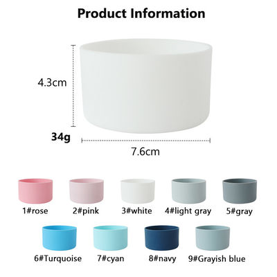Silikon Bumper Flaschenhülle für Löscher 40 Unzen 7,5 cm Tumbler Boot Stanley Cup Silikon Boden Abdeckung Flaschen