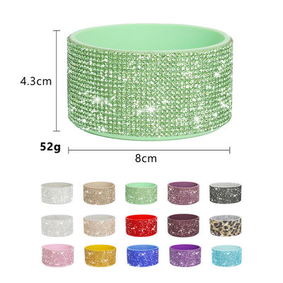 Großhandel Tasse Glitter Silikon Stiefel für 20-40oz Flaschenbedeckung Boden Hülle Abdeckung Schutzdusche Stiefel gedruckt