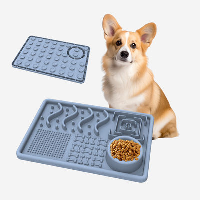 BPA-freie, geruchfreie Silikon-Tierschalen für Haustiere, Tier-Hundeplatte, Silikon aus weichem Material