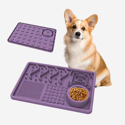 BPA-freie, geruchfreie Silikon-Tierschalen für Haustiere, Tier-Hundeplatte, Silikon aus weichem Material