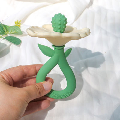 PAISEN Custom Flower Baby Fütterung Teether Kauen Spielzeug Lebensmittel-Grad Baby Silikon Teether Molar Toys Baby Hand Teether Produkt