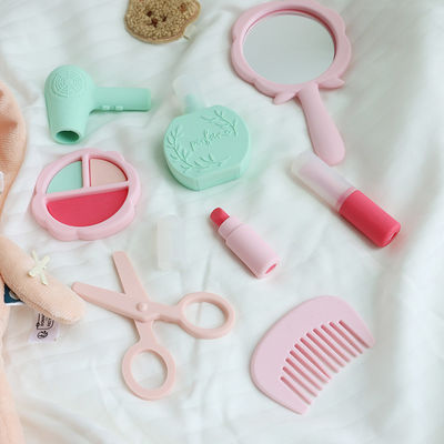 2024 Neuankömmlinge Silikon Make-up Spielzeug BPA-frei Silikon Kinder Mädchen Werkzeug Spielzeug Set mit