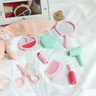 2024 Neuankömmlinge Silikon Make-up Spielzeug BPA-frei Silikon Kinder Mädchen Werkzeug Spielzeug Set mit