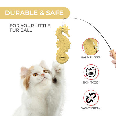 Hot Sale BPA-freies Silikon Seepferdchen Hundepuzzle Spielzeug Ei Welpenfutter Langsamfütterung Haustier Hund Interaktives Silikon PET Kauspielzeug