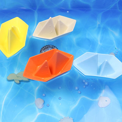 Neue Ankunft BPA-sichere Silikonbad Boot Spielzeug leicht zu reinigen Kinder spielen Bad Spielzeug Bildung Silikonbad Jungen