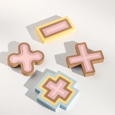 Neue weiche 100% Silikon-Multifunktions-Baby-Spielzeug Addition Subtraktion Multiplikation und Division Symbole Silikon-Puzzle-Sets