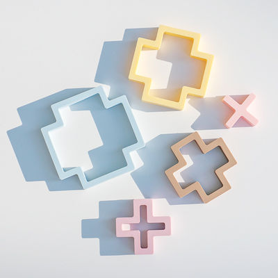 Neue weiche 100% Silikon-Multifunktions-Baby-Spielzeug Addition Subtraktion Multiplikation und Division Symbole Silikon-Puzzle-Sets