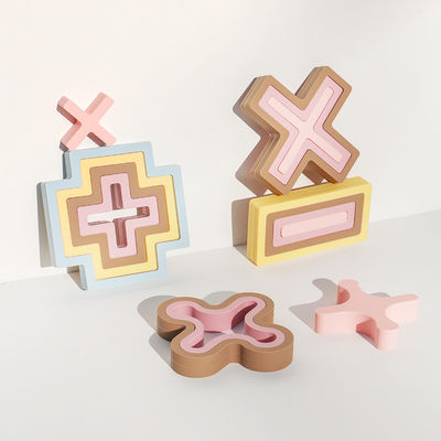 Neue weiche 100% Silikon-Multifunktions-Baby-Spielzeug Addition Subtraktion Multiplikation und Division Symbole Silikon-Puzzle-Sets