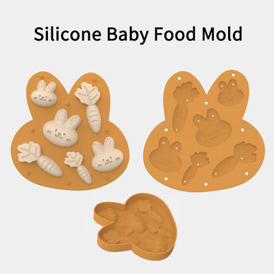 Silikon Babynahrung Früchte Nahrungsmittel Tray Behälter Eiswürfel Tray Maker für hausgemachte Babynahrung Muttermilch Zähne Popsicle Schimmel