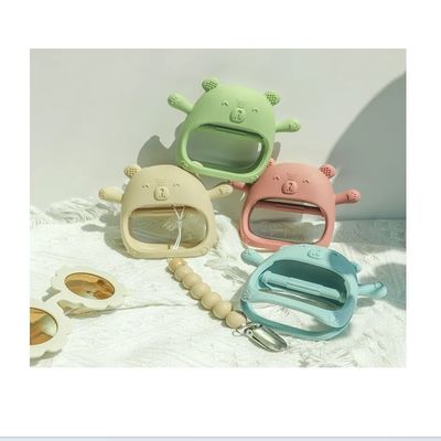 PAISEN Custom Soft Teether Toy Teething Handschuhe Neugeborenes BPA-freies Baby Silikon Teething Mitten für Babys