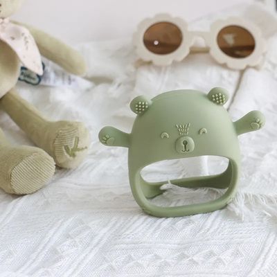 PAISEN Custom Soft Teether Toy Teething Handschuhe Neugeborenes BPA-freies Baby Silikon Teething Mitten für Babys