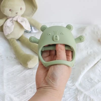 PAISEN Custom Soft Teether Toy Teething Handschuhe Neugeborenes BPA-freies Baby Silikon Teething Mitten für Babys