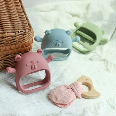 PAISEN Custom Soft Teether Toy Teething Handschuhe Neugeborenes BPA-freies Baby Silikon Teething Mitten für Babys