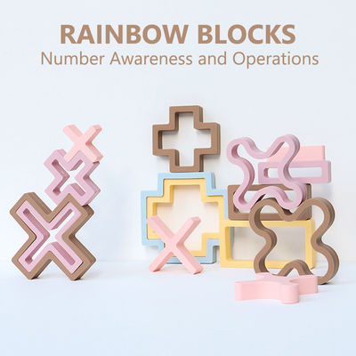 Unitoxische Unisex-Silicone-Bildblöcke für Kinder im Vorschulalter Digitales Computationsspielzeug für das Lernen der Addition und Subtraktion