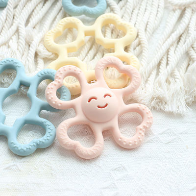PAISEN BSCI Rattle Baby Teether Ball Spielzeug BPA-frei Silikon Soft Ball leicht zu halten Teether für Babys im Alter von 6 Monaten +