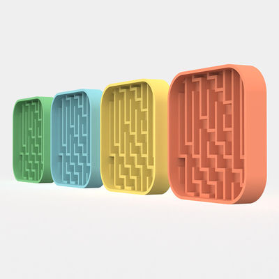 Hersteller Custom Pet Silicone Lick Mat Pet Dog Cat Slow Feeder Dowl Mat Dog Food Klappschüssel Slow Feeder Dowl