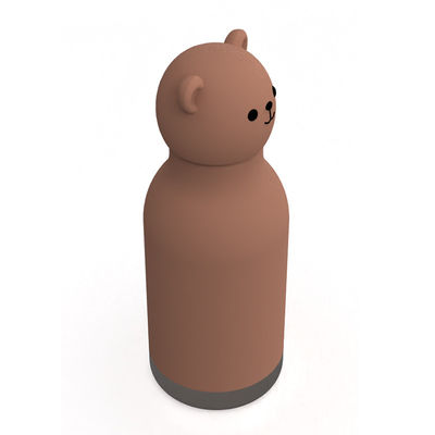 Bear Design Original Custom Food Grade Silicone 304 Edelstahl Kinder Zurück in die Schule Geburtstagswasserbecher Kinder Trainingstücke