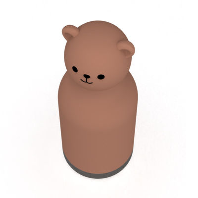 Bear Design Original Custom Food Grade Silicone 304 Edelstahl Kinder Zurück in die Schule Geburtstagswasserbecher Kinder Trainingstücke