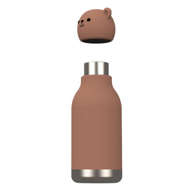 Bear Design Original Custom Food Grade Silicone 304 Edelstahl Kinder Zurück in die Schule Geburtstagswasserbecher Kinder Trainingstücke